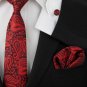2017 Silk Neck tie set ties for men necktie cufflinks business wedding