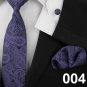 2017 Silk Neck tie set ties for men necktie cufflinks business wedding