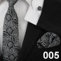 2017 Silk Neck tie set ties for men necktie cufflinks business wedding