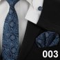 2017 Silk Neck tie set ties for men necktie cufflinks business wedding