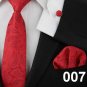 2017 Silk Neck tie set ties for men necktie cufflinks business wedding
