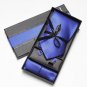 2017 Neck Tie Set Gift Box Wedding Solid colour Ties for men Pocket Square Cufflinks