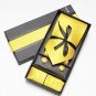 2017 Neck Tie Set Gift Box Wedding Solid colour Ties for men Pocket Square Cufflinks