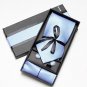 2017 Neck Tie Set Gift Box Wedding Solid colour Ties for men Pocket Square Cufflinks