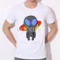 2017 Summer Style Men T-shirt 3D Printed Aliens boy Tshirt Casual Top Tees Fashion Short O-neck Bran