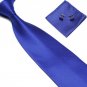 Woven Silk Necktie HandMade Mens Tie Cufflinks and Handkerchief Set Hanky Gift