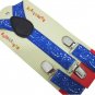 2017 New Fashion Children /Kids Adjustable Clip-on Black White Red Paisley Suspenders For Boys Girls