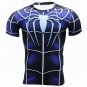 New Arrival Men Fitness 3D T-Shirt Spiderman Print Bodybuilding Crossfit T-Shirts Quick Dry Compress