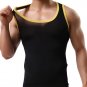 Men Ice Silk Sleeveless Silky Tank Top Casual Gym Muscle Vest BK L