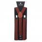 2016 New Design Y Shape Women Men Elastic Clip-on Suspenders Adjustable Braces Solids Fashion 11 Col