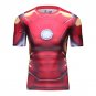 Men Sportswear Marvel Amazing Spiderman Sublimated Costume T Shirt Sheer Male Slim Crossfit Boy Cami