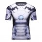 Men Sportswear Marvel Amazing Spiderman Sublimated Costume T Shirt Sheer Male Slim Crossfit Boy Cami