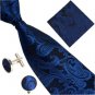 A 2014 Hot Selling Solid Ties Mature Men\'s Neckties Tie Hanky Cufflinks Sets New Classic Paisley J