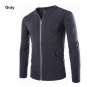 High Quality Korean Style Design Men Sweatshirt Slim Fit Stand Collar Classic Hoodies 2015 New Casua