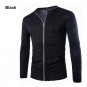 High Quality Korean Style Design Men Sweatshirt Slim Fit Stand Collar Classic Hoodies 2015 New Casua