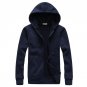 Ultra Style  Hoodie long-sleeve with a hood cardigan lovers sweatshirt black (Asia Size)