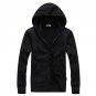 Ultra Style  Hoodie long-sleeve with a hood cardigan lovers sweatshirt black (Asia Size)