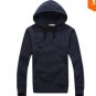 Ultra Style  Hoodie long-sleeve with a hood cardigan lovers sweatshirt black (Asia Size)