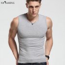Summer Style Tank Tops Vest  Men Undershirt 2016 New Brand Quality Mens Bodybuliding Singlets Sleeve