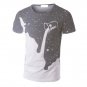 Short Sleeve T-shirt - Milk Printed Cotton