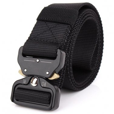 2017 men\'s canvas belt Metal insert buckle military nylon Training belt Army tactical belts for Men
