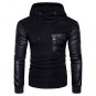 2017 New Brand Patchwork Male Casual Hoodies Mens Cotton Fashion Men\'s Warm Hoodies Sweatshirts Sli