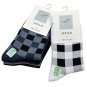 High quality bamboo fiber Business men socks for man autumn winter stripes casual socks male lattice