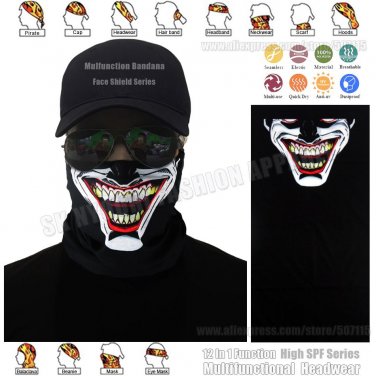 TRACKABLE SHIPPING New 3D Designs Outdoor Sport Seamless Bandana Scarf Vampire Magic Bandana Headban