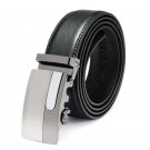 Genuine Leather Belt Men Automatic Buckle Leather Business Black Belt Masculinos Ceinture Homme Stra
