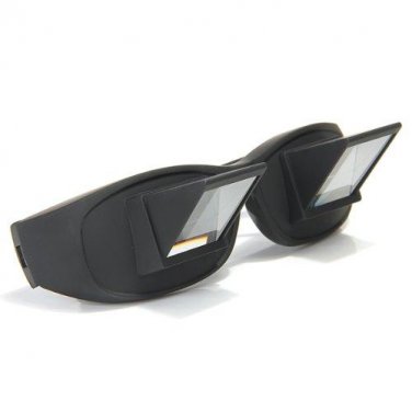 NEW Horizontal Lazy Prism Angled Glasses Lie Lying Down Reading Watch TV