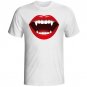 Halloween Vampire Mouth Tooth T Shirt Design 3D Print Palace Off White T-Shirts Funny Fashion T-shir