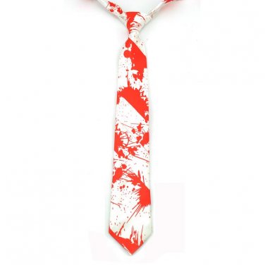 New \'Vampire Blood\' Casual Polyester neckties Classic Men`s Necktie Cravate Men\'s Suits Neckties 