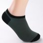 5 Pairs Men Bamboo Fiber Loafer Boat socks 24-27cm Breathable Invisible Liner Low Cut No Show Solid