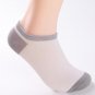 5 Pairs Men Bamboo Fiber Loafer Boat socks 24-27cm Breathable Invisible Liner Low Cut No Show Solid