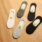Men\'s sock slippers Bamboo fibre Non-slip Silicone Invisible Boat Socks Spring Summer Fashion Male