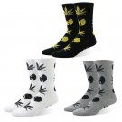 Old school Men Socks Hip Hop Long profession Skate Weed elites Compression Socks Bat Darts For Stude