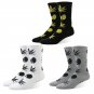Old school Men Socks Hip Hop Long profession Skate Weed elites Compression Socks Bat Darts For Stude