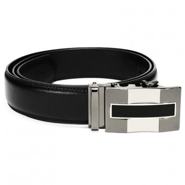 Genuine Luxury Leather Black Belt For Male Famous Brand Belt Men Good Quality Automatic Buckle Busin