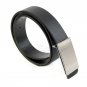 New Mens Faux Leather Metal Automatic Formal Buckle Dress Waist Band Strap Belts