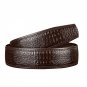 Black/Brown 3.5CM Men Genuine Leather Belt For Automatic Buckle Waist Strap Belts