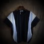 Personality Loose Short Sleeve T Shirt Zipper Decoration Adjustable Size of Clothes Fashion Round Co