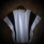 Personality Loose Short Sleeve T Shirt Zipper Decoration Adjustable Size of Clothes Fashion Round Co