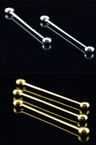 2pcs Round head Men shirt Necktie gold Tone Metal Clamp Jewelry Decor Tie Clip Collar pin male