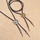 Qlychee New American Neck Vintage Knitted Cowboy Star Bolo Tie Hollow Bola Tie Fashion Jewelry