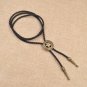 Qlychee New American Neck Vintage Knitted Cowboy Star Bolo Tie Hollow Bola Tie Fashion Jewelry