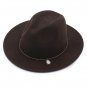 Unisex Women\'s Men\'s Winter Autumn Fedora Hat With Jewelry Steampunk Sombreros Jazz Hat For Gentl