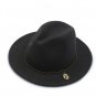 Unisex Women\'s Men\'s Winter Autumn Fedora Hat With Jewelry Steampunk Sombreros Jazz Hat For Gentl