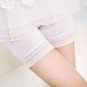 Women Lace Tiered Skirts Short Skirt Under Safety Pants Underwear shorts BK/L