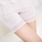 Women Lace Tiered Skirts Short Skirt Under Safety Pants Underwear shorts BK/L