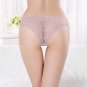 Hot Women Invisible Underwear Briefs Thong Ice Silk Seamless Crotch BK XXL